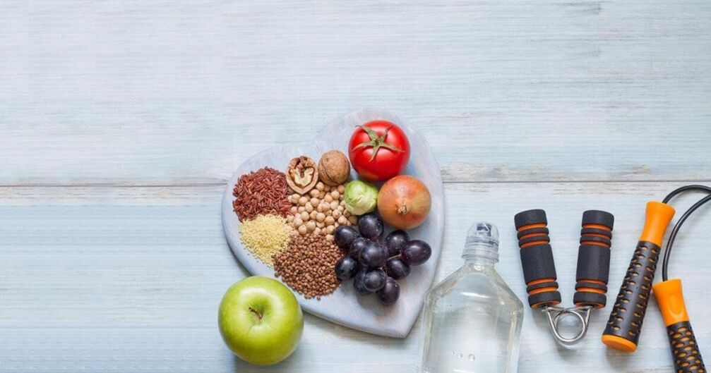 Nüsse, Obst, Gemüse, Seile